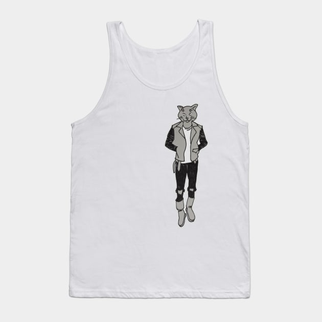 jaquet cat Tank Top by theprometeus